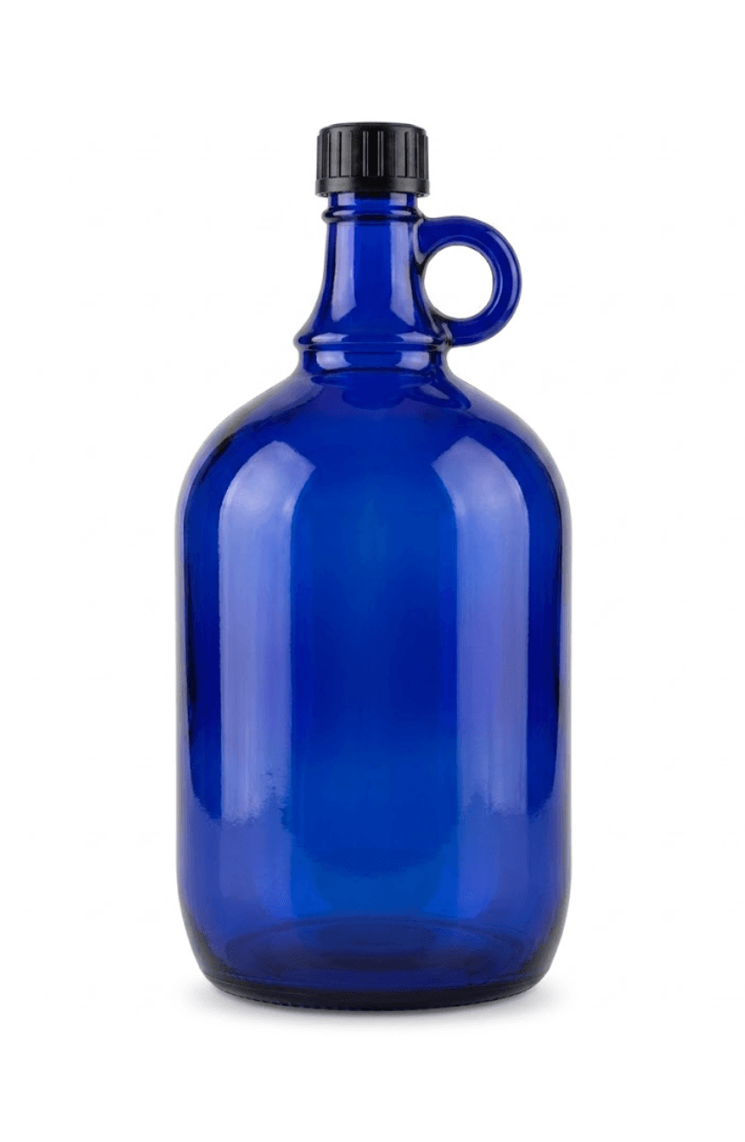 2L - 2 Liter Cobalt Blue Glass Jugs